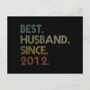 Beste man sinds 2012 Epic Couple Wedding Feestdagenkaart