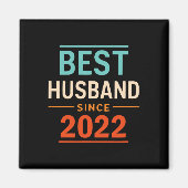 Beste man sinds 2022 2e bruiloft Jubileum 2 Magneet (Voorkant)