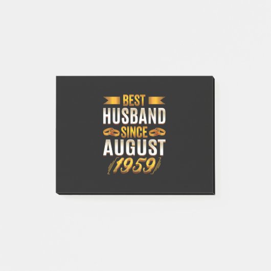 Beste man sinds augustus 1959 - Grappig 61st Post-it® Notes (Voorkant)