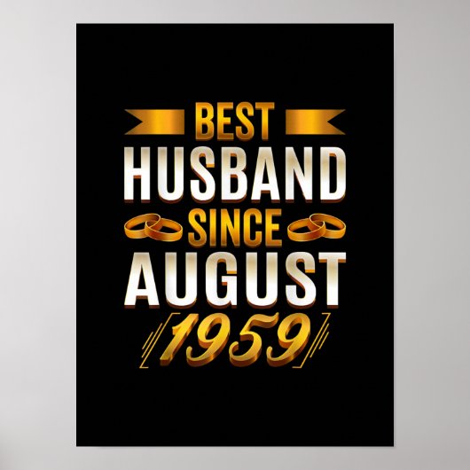 Beste man sinds augustus 1959 - Grappig 61st Poster (Voorkant)
