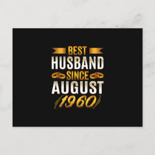 Beste man sinds augustus 1960 - grappige 60ste feestdagenkaart