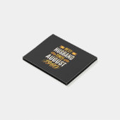 Beste man sinds augustus 1960 - grappige 60ste post-it® notes (Schuin)
