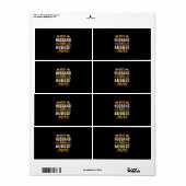 Beste man sinds augustus 1970 - Funny 50th Etiket (Full Sheet)