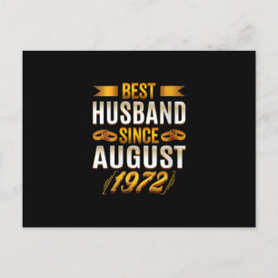 Beste man sinds augustus 1972 - Funny 48th Aankondigingskaart