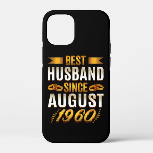 Beste man sinds augustus Funny 60th Jubileum Case-Mate iPhone Case (Achterkant)