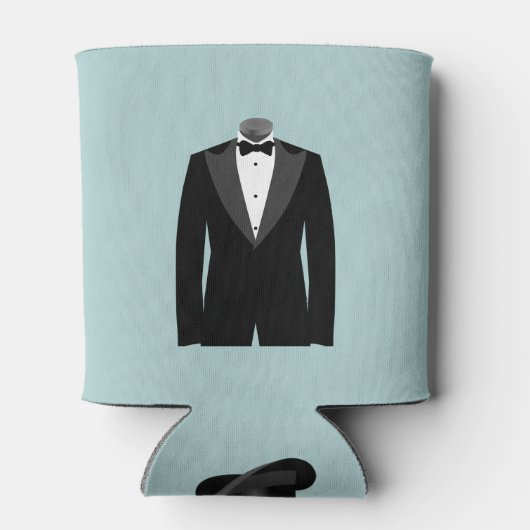 Beste Man snor Pet en pak Koelbox Blikjeskoeler (Achterkant)