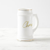 Beste Man Trouwen Bedankt Gift/Cheers/Naam Bierpul (Voorkant rechts)