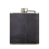 Beste Man Trouwen Zwart Krijtbord Whisky Flask Heupfles (Achterkant)
