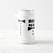 Beste Man Trouwfeest Voorkeur Stein Bierpul (Voorkant links)
