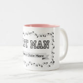 Beste man tweekleurige koffiemok (Voorkant rechts)