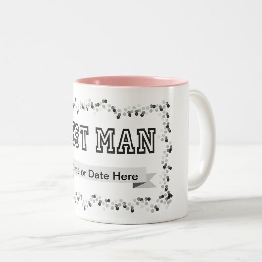 Beste man tweekleurige koffiemok (Voorkant rechts)