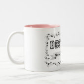 Beste man tweekleurige koffiemok (Links)