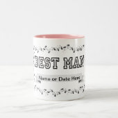 Beste man tweekleurige koffiemok (Center)