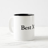 Beste man tweekleurige koffiemok (Voorkant links)