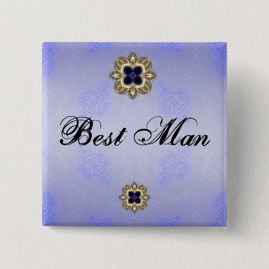 Beste man vierkante button 5,1 cm (Voorkant)
