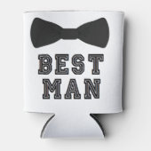 Beste man voor hem bruiloft koelbox blikjeskoeler (Voorkant)