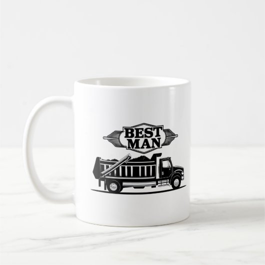 Beste Man Vrachtwagenchauffeur Koffiemok (Links)