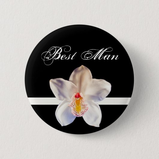 Beste man weddenschap ID-badge Ronde Button 5,7 Cm (Voorkant)
