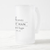 BESTE MAN WEDDING ARTIJ FROSTED MOK (16 oz.) (Voorkant rechts)