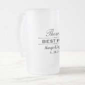 BESTE MAN WEDDING ARTIJ FROSTED MOK (16 oz.) (Voorkant links)