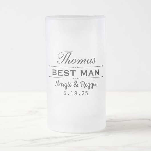 BESTE MAN WEDDING ARTIJ FROSTED MOK (16 oz.) (Center)