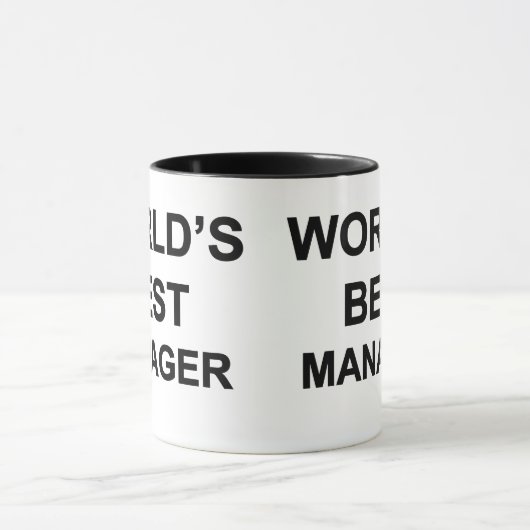 Beste manager ter wereld mok (Midden)