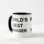Beste manager ter wereld mok (Voorkant links)