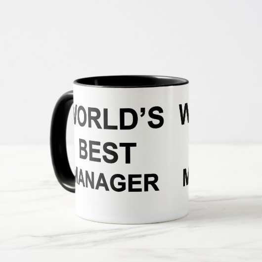 Beste manager ter wereld mok (Voorkant links)
