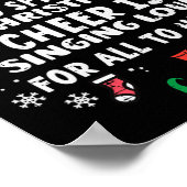 Beste manier om Kerstmis te verspreiden Cheer Fun  Poster (Hoek)