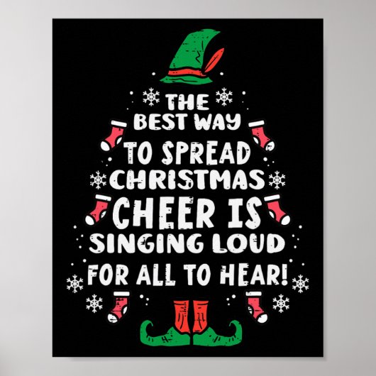 Beste manier om Kerstmis te verspreiden Cheer Fun  Poster (Voorkant)