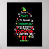 Beste manier om Kerstmis te verspreiden Cheer Leer Poster (Voorkant)