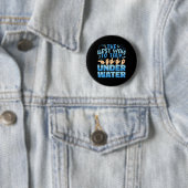 Beste manier om onder water Amerikaanse gebarentaa Ronde Button 5,7 Cm (In situ)