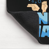 Beste manier om te praten onder water Amerikaanse  Muismat (Hoek)