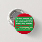 BESTE MANIER OM VRIJHEID TE BEREIKEN RONDE BUTTON 3,2 CM (Voorkant /achterkant)