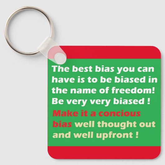 BESTE MANIER OM VRIJHEID TE BEREIKEN SLEUTELHANGER (Voorkant)