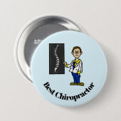 Beste mannelijke Button van de Chiropraktijk of va (Voorkant /achterkant)