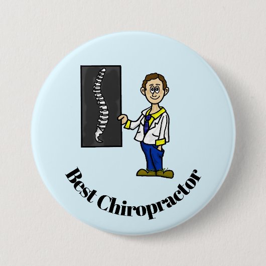 Beste mannelijke Button van de Chiropraktijk of va (Voorkant)