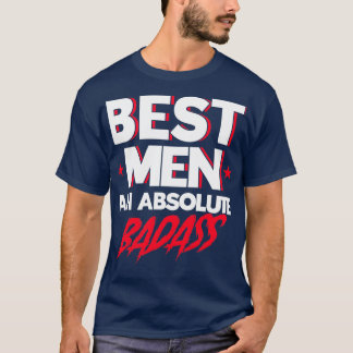 Beste mannen en Absolute Badass Groomsmen Team 2 T-shirt