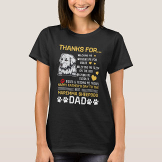 Beste Maremma herdershond Pap Happy Father's Day T-shirt