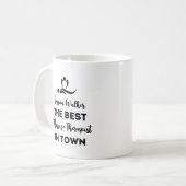 Beste massagetherapeut in de stad koffiemok (Voorkant links)