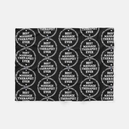 Beste massagetherapie ooit massagetherapie fleece deken (Voorkant (Horizontaal))
