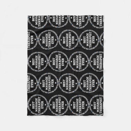 Beste massagetherapie ooit massagetherapie fleece deken (Voorkant)