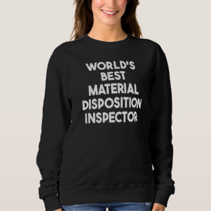 Beste materiaal dispositie inspecteur ter wereld trui