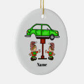 Beste Mechanische kerstversiering Keramisch Ornament (Rechts)