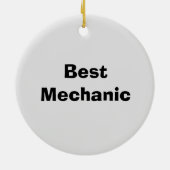 Beste Mechanische kerstversiering Keramisch Ornament (Achterkant)
