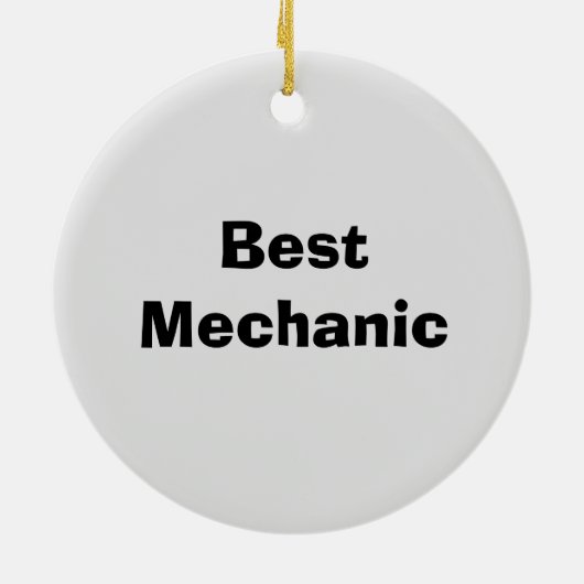 Beste Mechanische kerstversiering Keramisch Ornament (Achterkant)