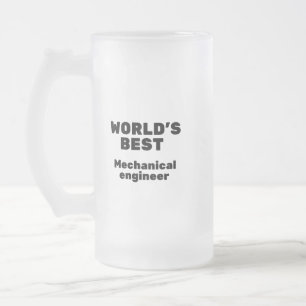 Beste mechanische technicus ter wereld matglas bierpul