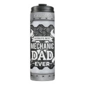 Beste Mechanische vader van de wereld ooit Thermosbeker (Voorkant)