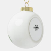 Beste medewerker ooit keramische bal ornament (Links)