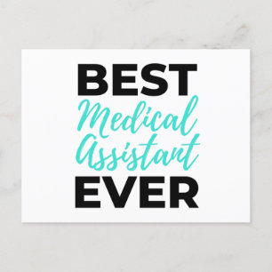 Beste medische assistent ooit 2 feestdagenkaart